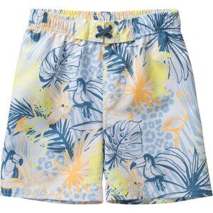 Rugged Butts Birds of Paradise Swim Trunks, Size 2T